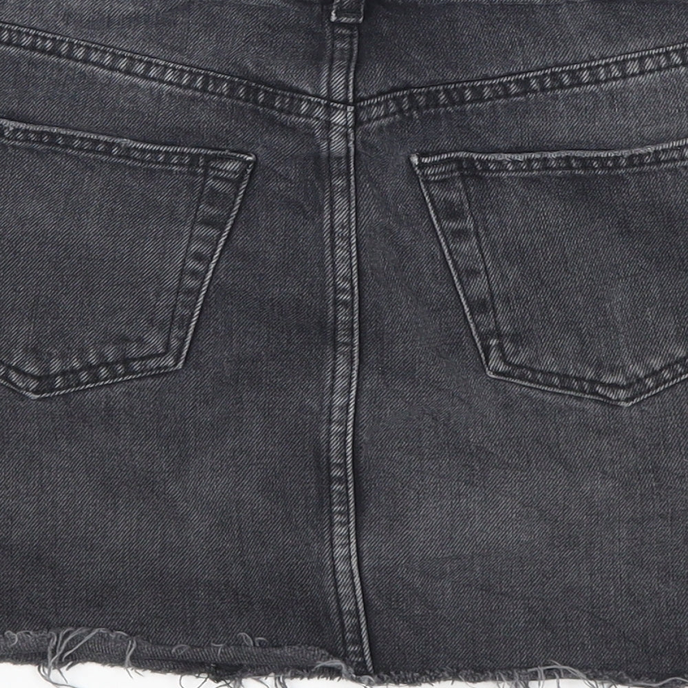 Womens UK Size 8 Topshop Mini Denim Skirt