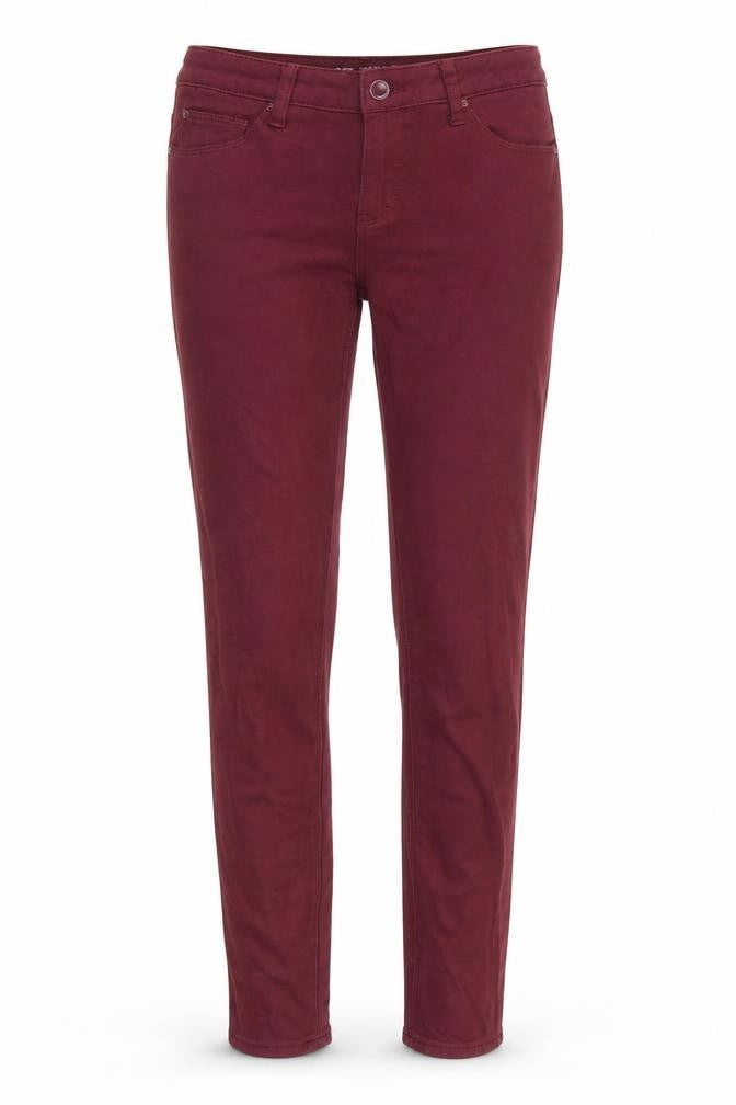 Womens UK Size 10 Denim Co Regular Fit Skinny Red Jeans