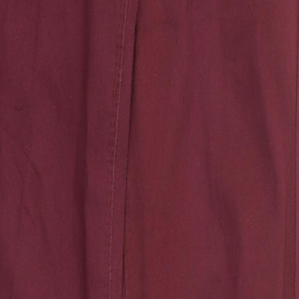 Denim Co Womens Red  Denim Skinny Jeans Size 10 L30 in