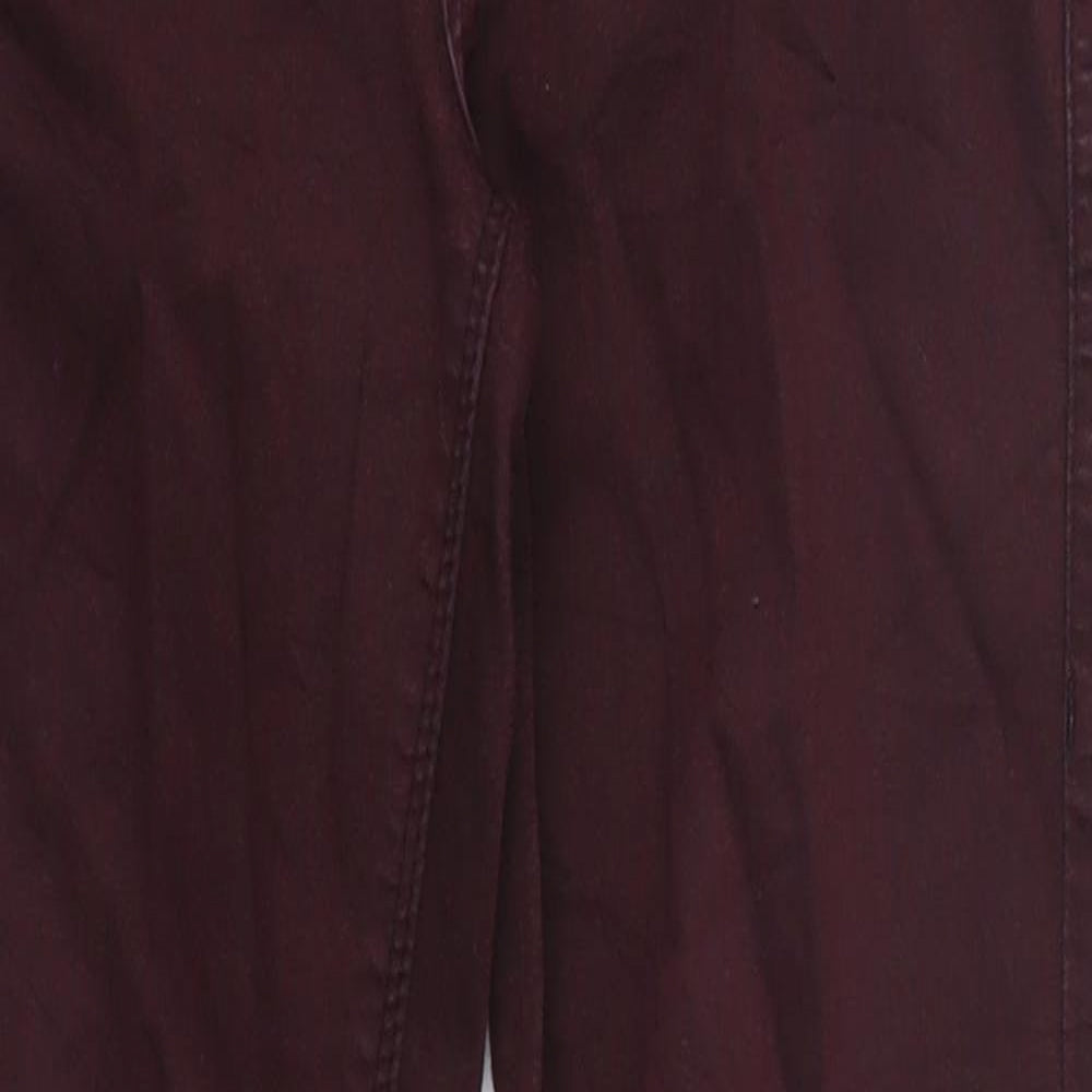 Topshop Womens Purple  Denim Skinny Jeans Size 28 in L28 in