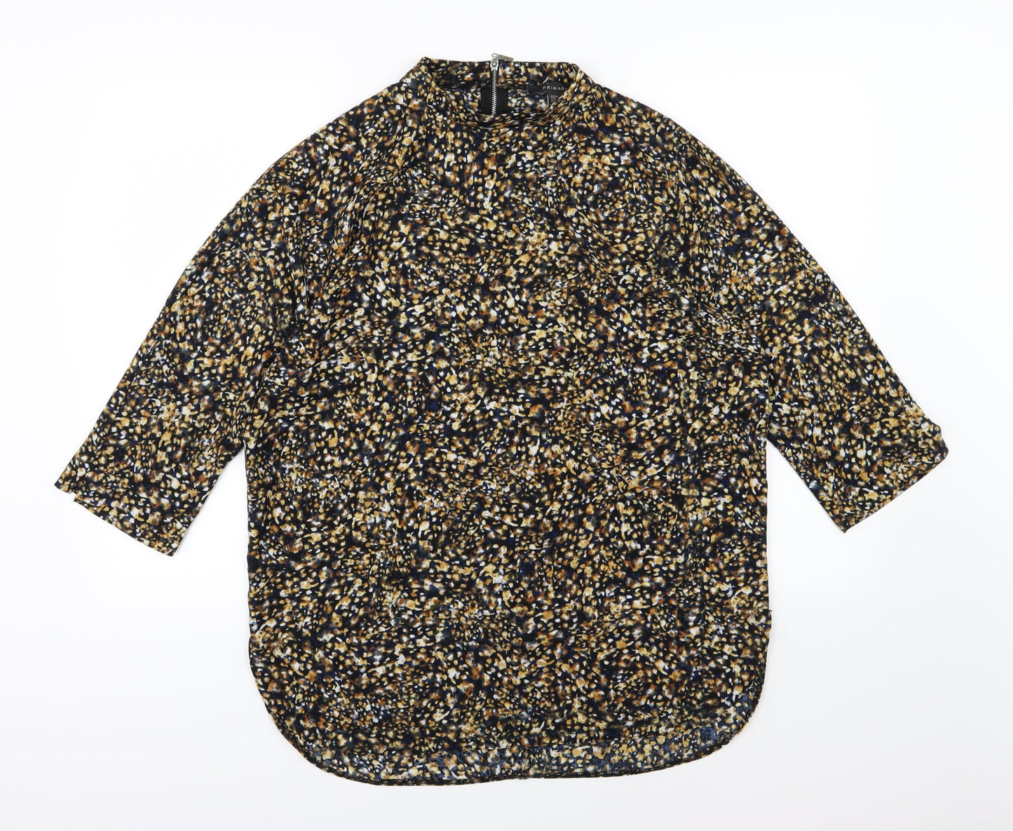 Primark Womens Brown Animal Print  Basic T-Shirt Size 14