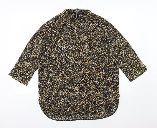 Primark Womens Brown Animal Print  Basic T-Shirt Size 14