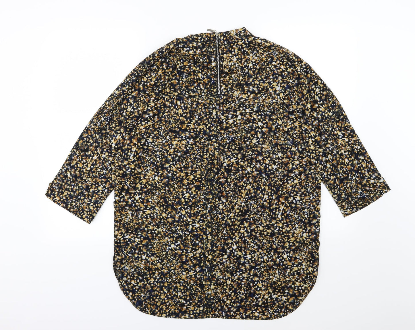 Primark Womens Brown Animal Print  Basic T-Shirt Size 14