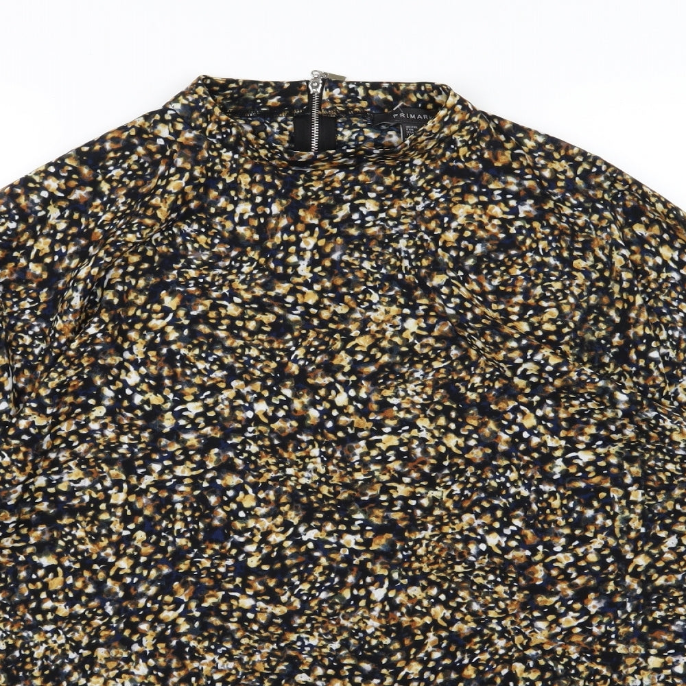 Primark Womens Brown Animal Print  Basic T-Shirt Size 14