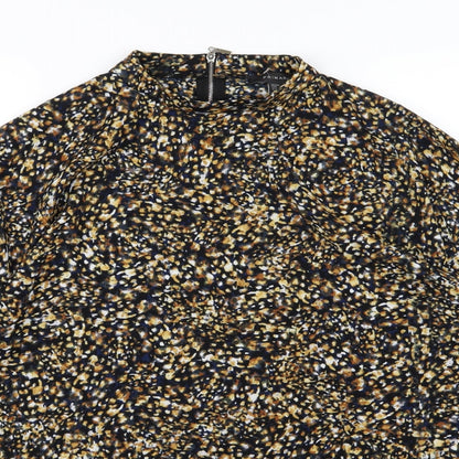 Primark Womens Brown Animal Print  Basic T-Shirt Size 14