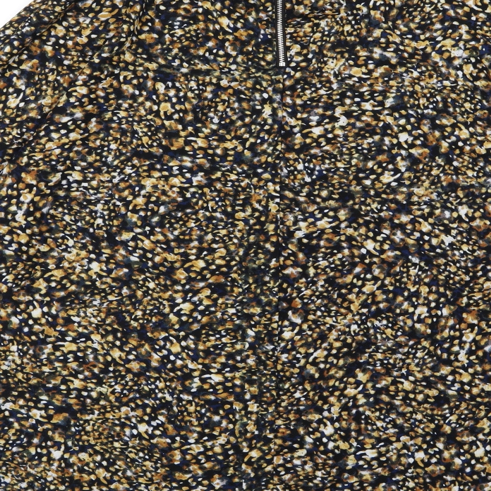 Primark Womens Brown Animal Print  Basic T-Shirt Size 14