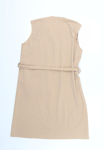 Boohoo Womens Beige   Jacket  Size S