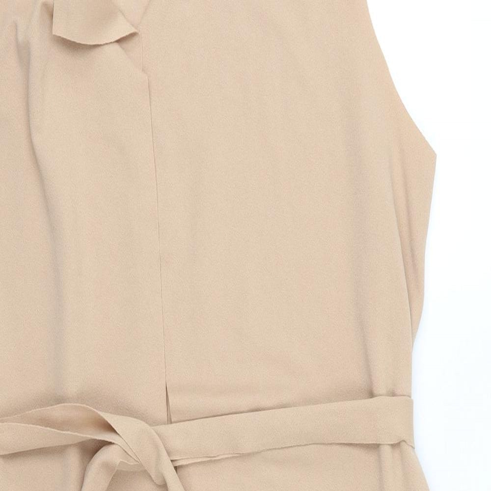 Boohoo Womens Beige   Jacket  Size S