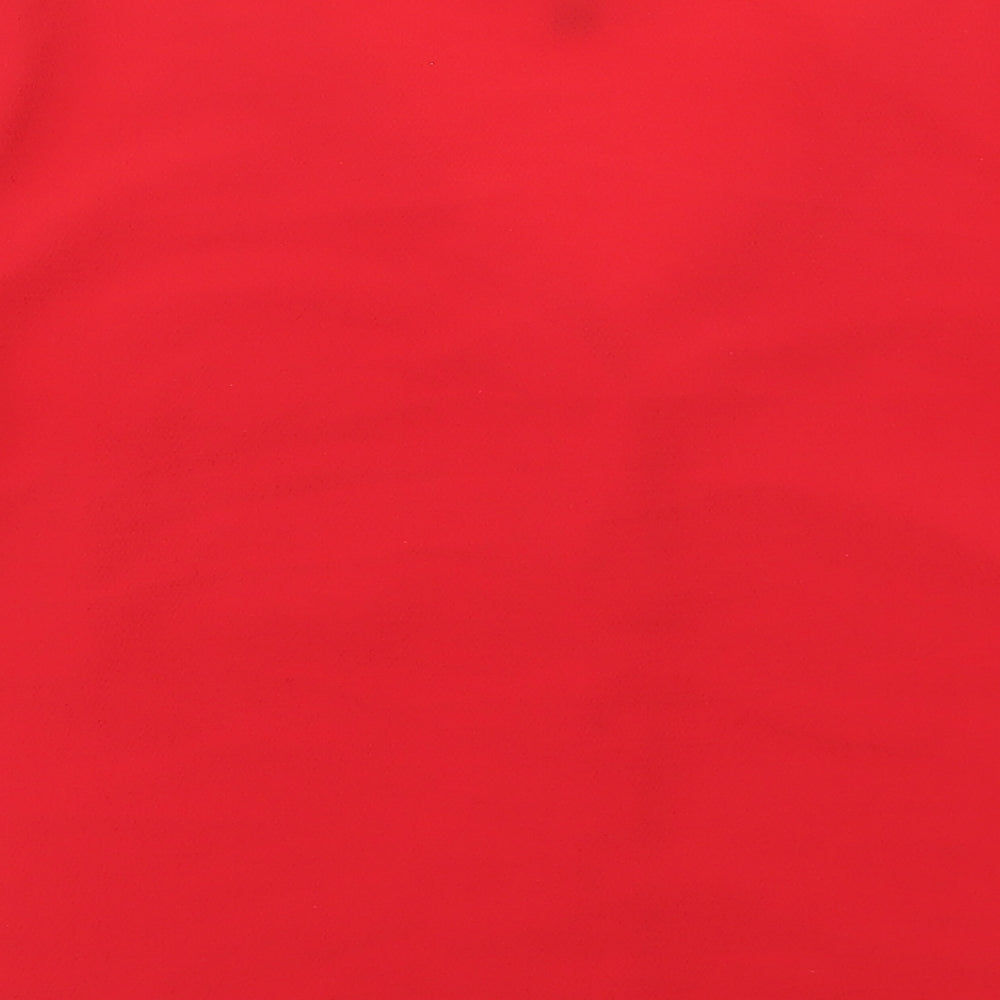 Womens UK Size 12 New Look Red Basic Blouse