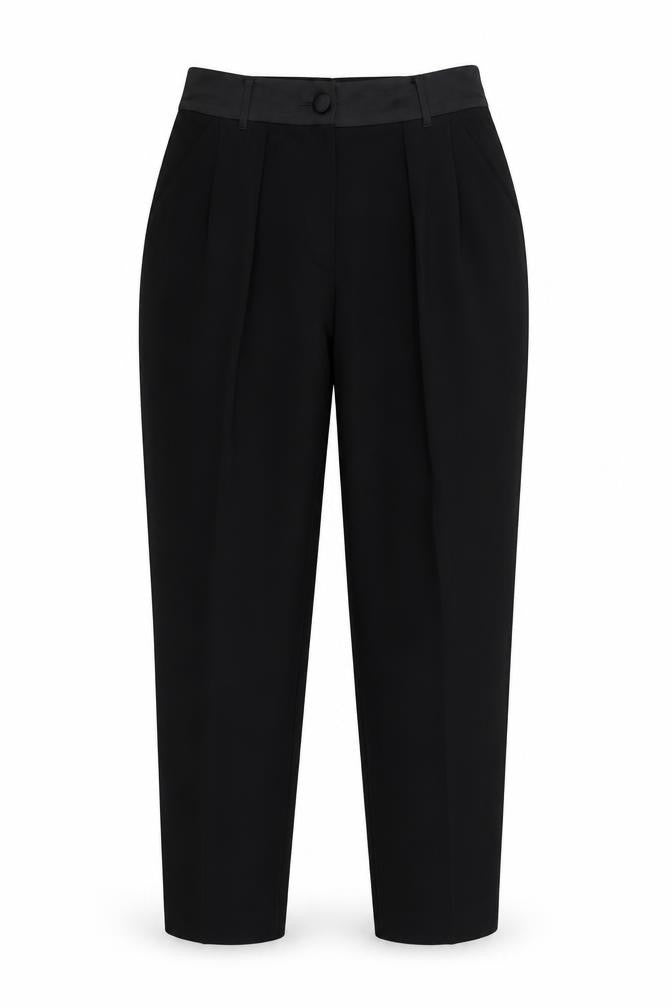 Womens UK Size 8 River Island Regular Fit  Black Trousers