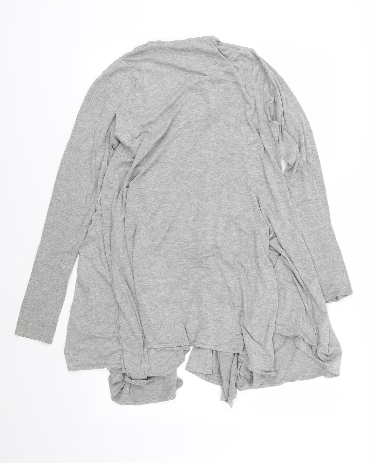 Mia Moda Womens Grey  Jersey Cardigan Jumper Size 12
