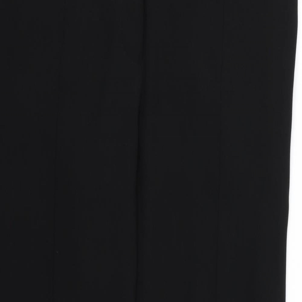 Womens UK Size 33 in NEXT Regular Fit  Black Trousers