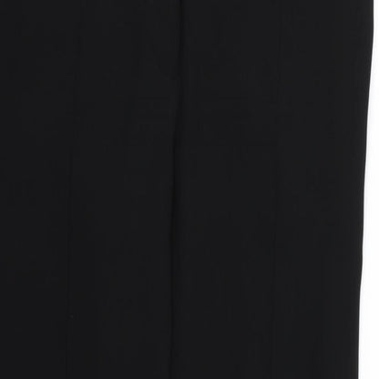 Womens UK Size 33 in NEXT Regular Fit  Black Trousers