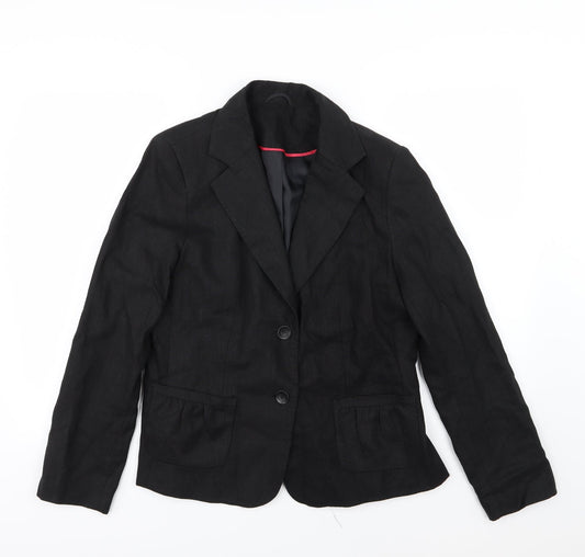 E-vie Womens Black   Jacket Blazer Size 14