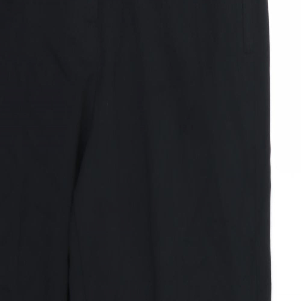 Womens UK Size 12 Marks and Spencer Regular Fit  Black Trousers