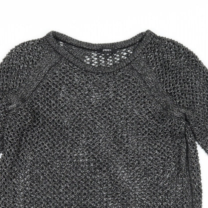 Papaya Womens Grey  Knit Pullover Jumper Size 10