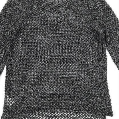 Papaya Womens Grey  Knit Pullover Jumper Size 10