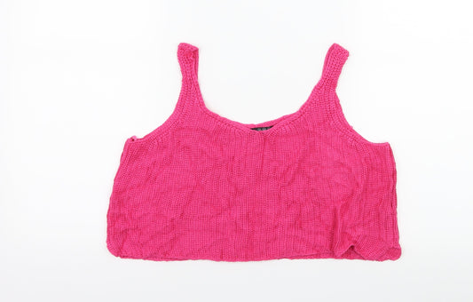 Womens UK Size 14 Atmosphere Pink Basic Tank