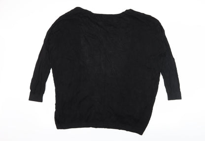 Atmosphere Womens Black  Knit Cardigan Jumper Size 14