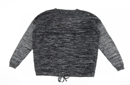 Womens UK Size 12 NEXT Black Pullover Sweatshirt