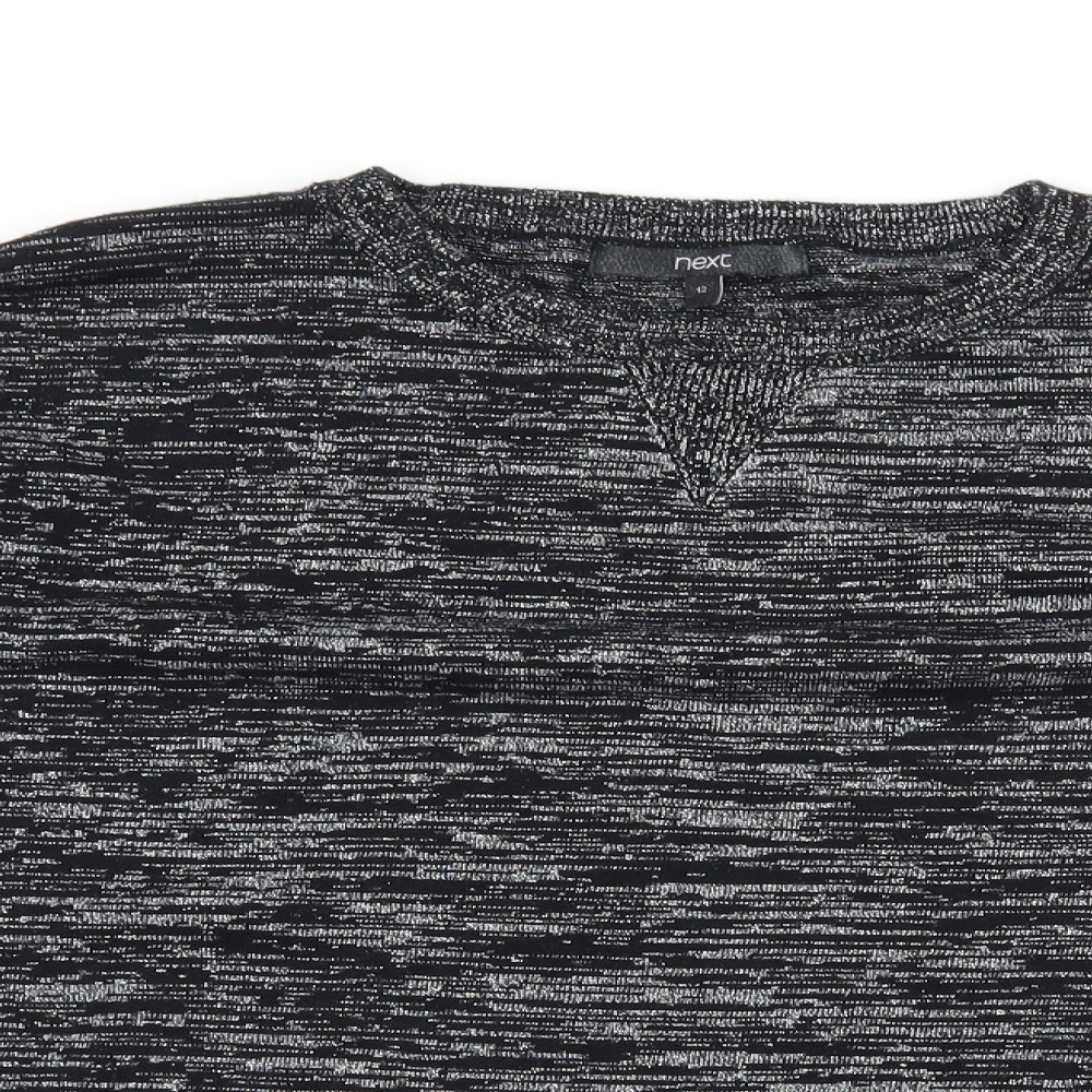 Womens UK Size 12 NEXT Black Pullover Sweatshirt
