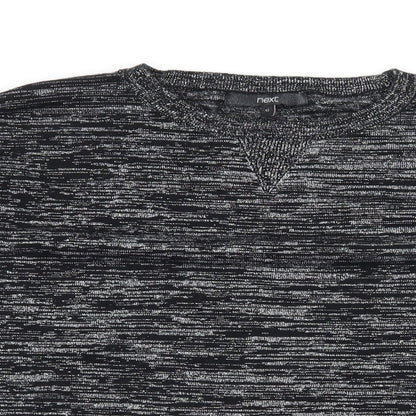 Womens UK Size 12 NEXT Black Pullover Sweatshirt