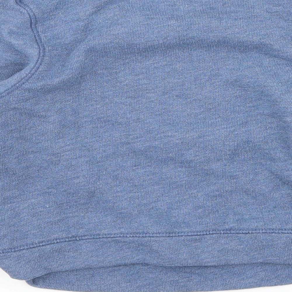 John Lewis Girls Blue  Jersey Pullover Sweatshirt Size 2 Years  - Love heart