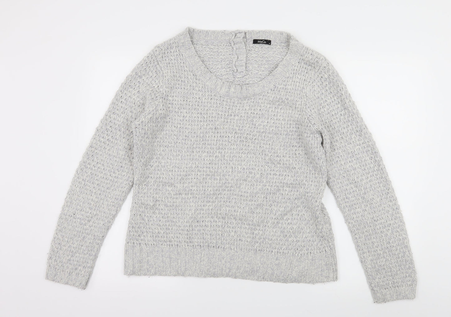 Primark Womens Grey  Knit Pullover Jumper Size M