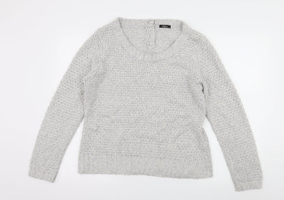 Primark Womens Grey  Knit Pullover Jumper Size M