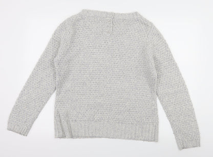 Primark Womens Grey  Knit Pullover Jumper Size M
