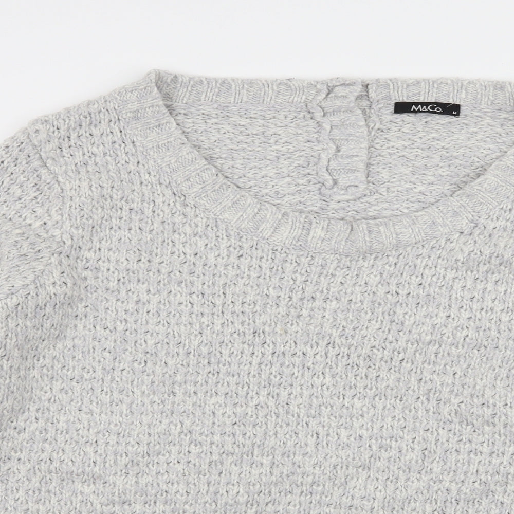 Primark Womens Grey  Knit Pullover Jumper Size M