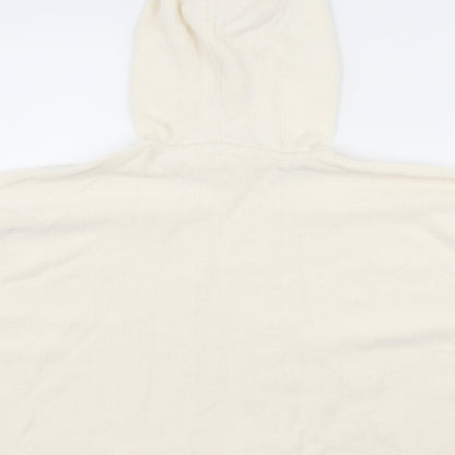 Gap Girls Ivory Batik Knit Pullover Hoodie Size 8-9 Years