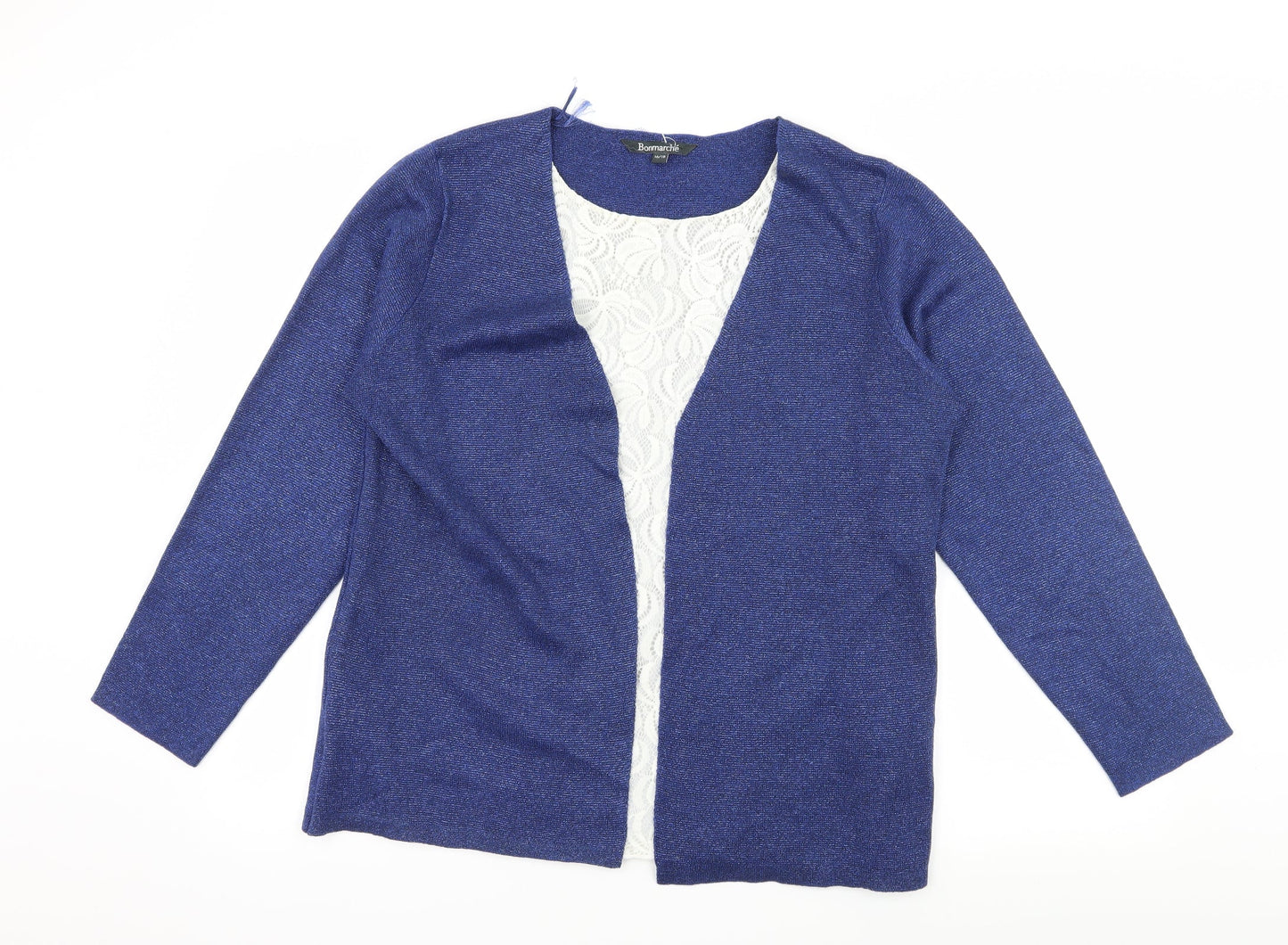 Womens UK Size 16 Bonmarché Blue Basic Blouse