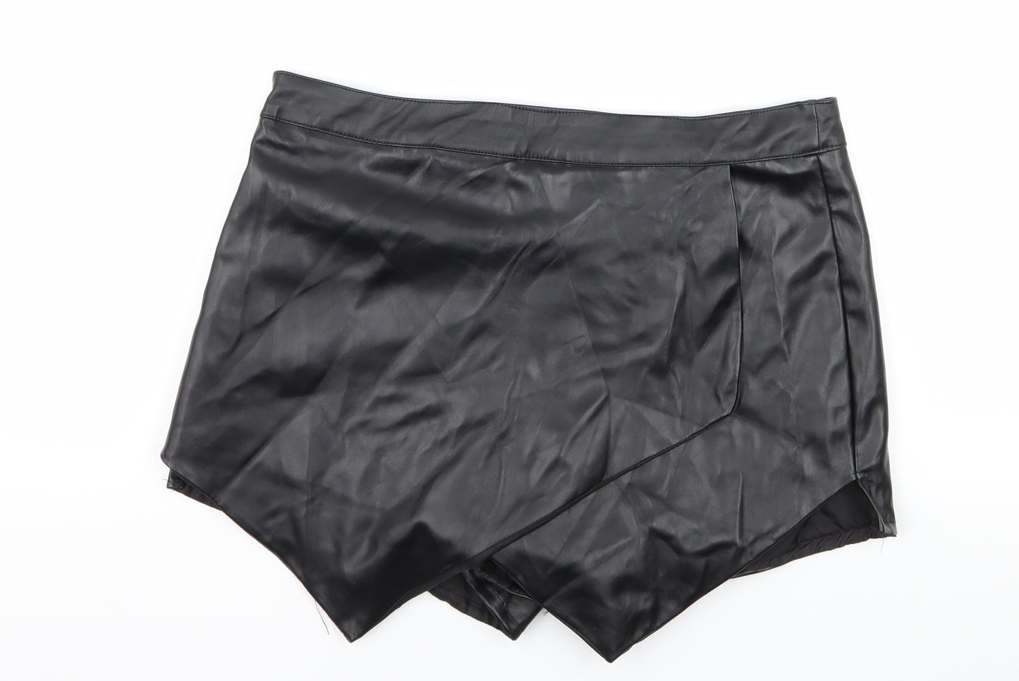 Boohoo Womens Black   A-Line Skirt Size 10