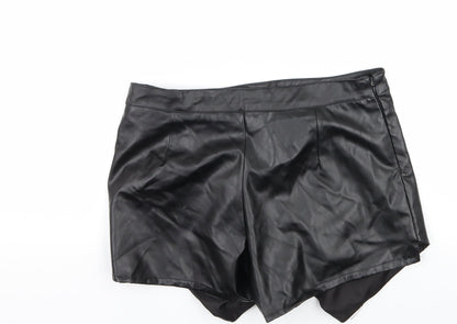 Boohoo Womens Black   A-Line Skirt Size 10