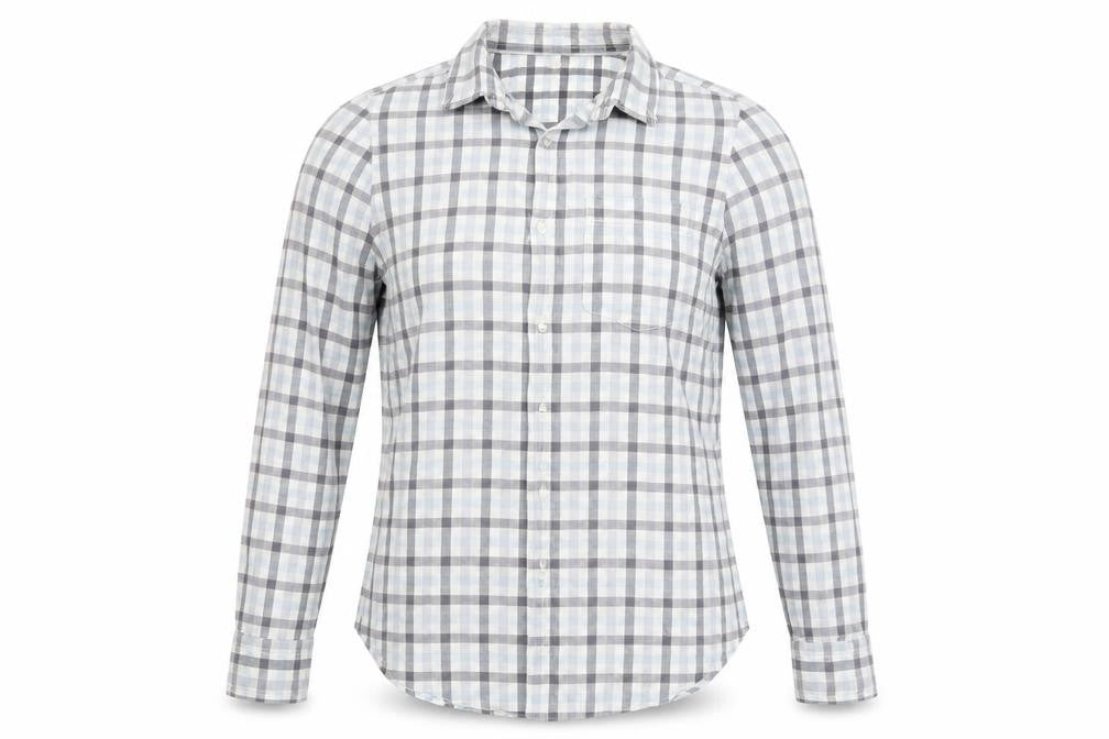Womens UK Size 2 River Island Blue Basic Button-Up