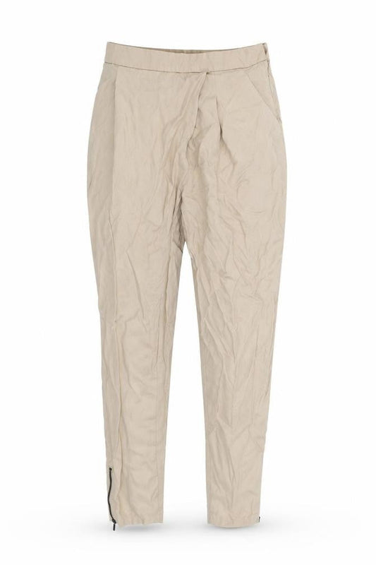 Womens UK Size 10 m&s Regular Fit  Beige Trousers