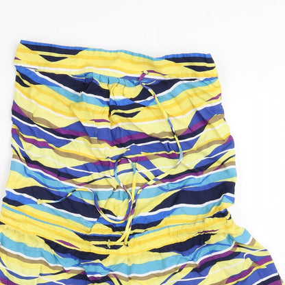 limited collection Womens Yellow Striped  Fit & Flare  Size 12