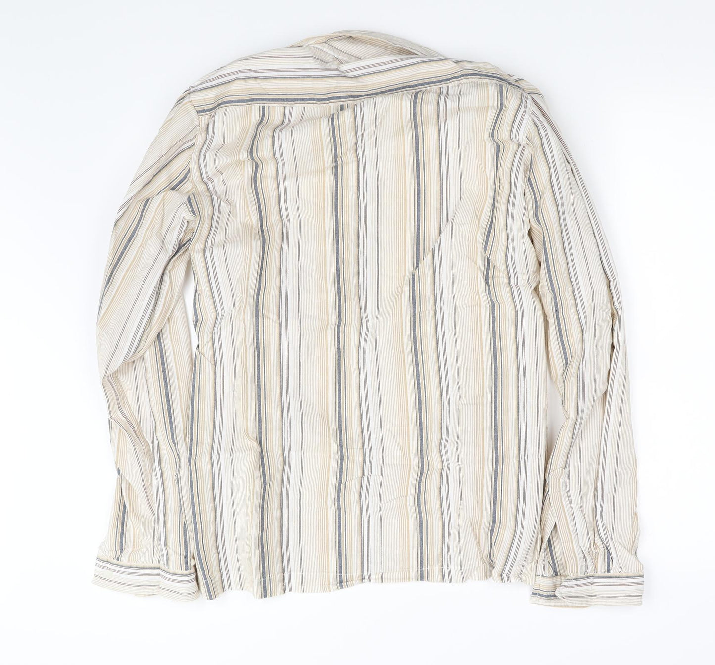 Topman Mens Beige    Button-Up Size S