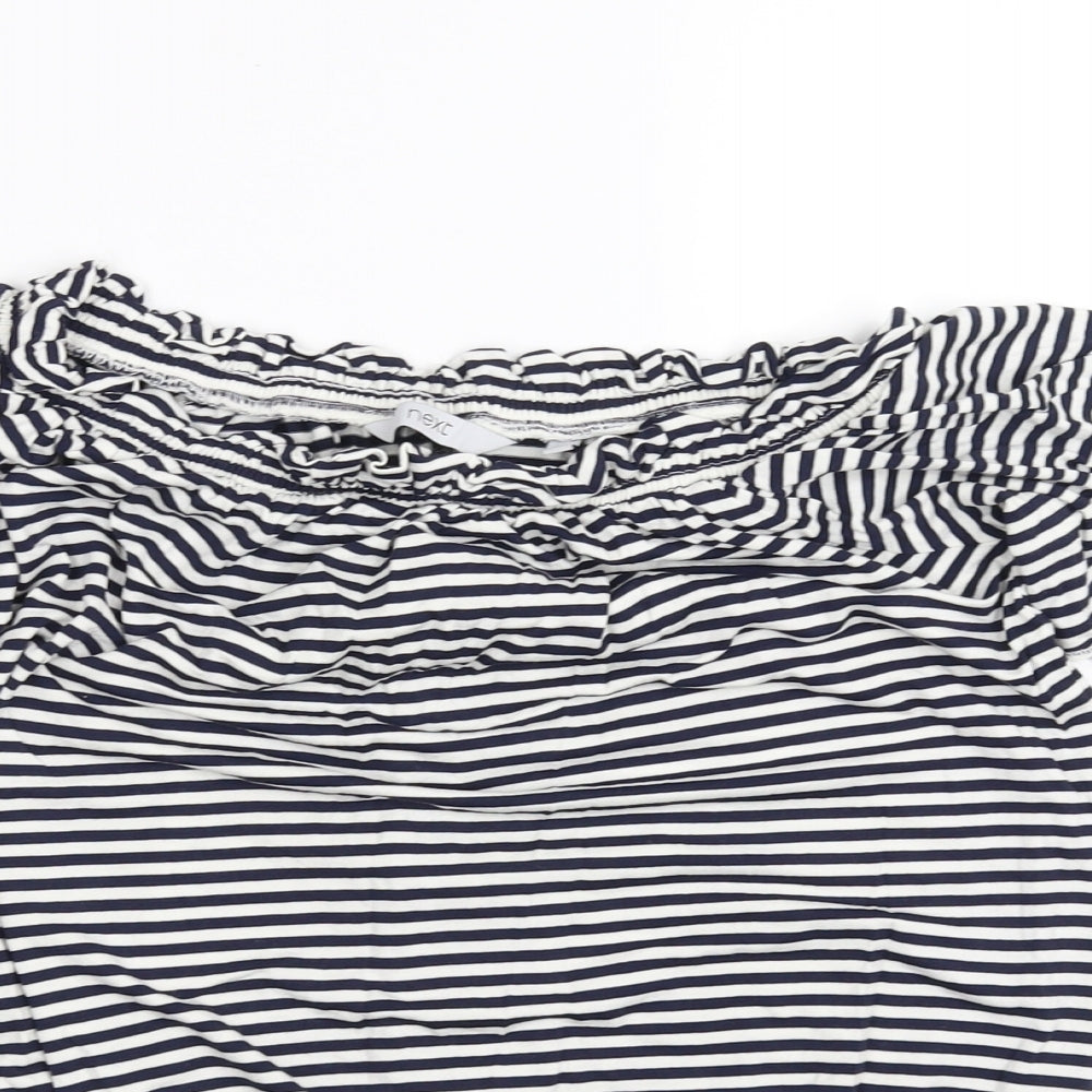 Womens UK Size 6 NEXT White Basic T-Shirt