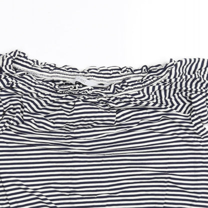 Womens UK Size 6 NEXT White Basic T-Shirt