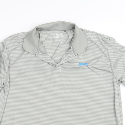 slazender Mens Green    Polo Size XL