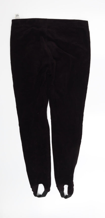Womens UK Size 14 m&s Regular Fit  Purple Trousers