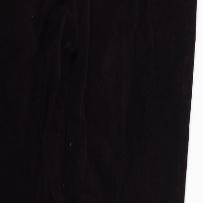 Womens UK Size 14 m&s Regular Fit  Purple Trousers