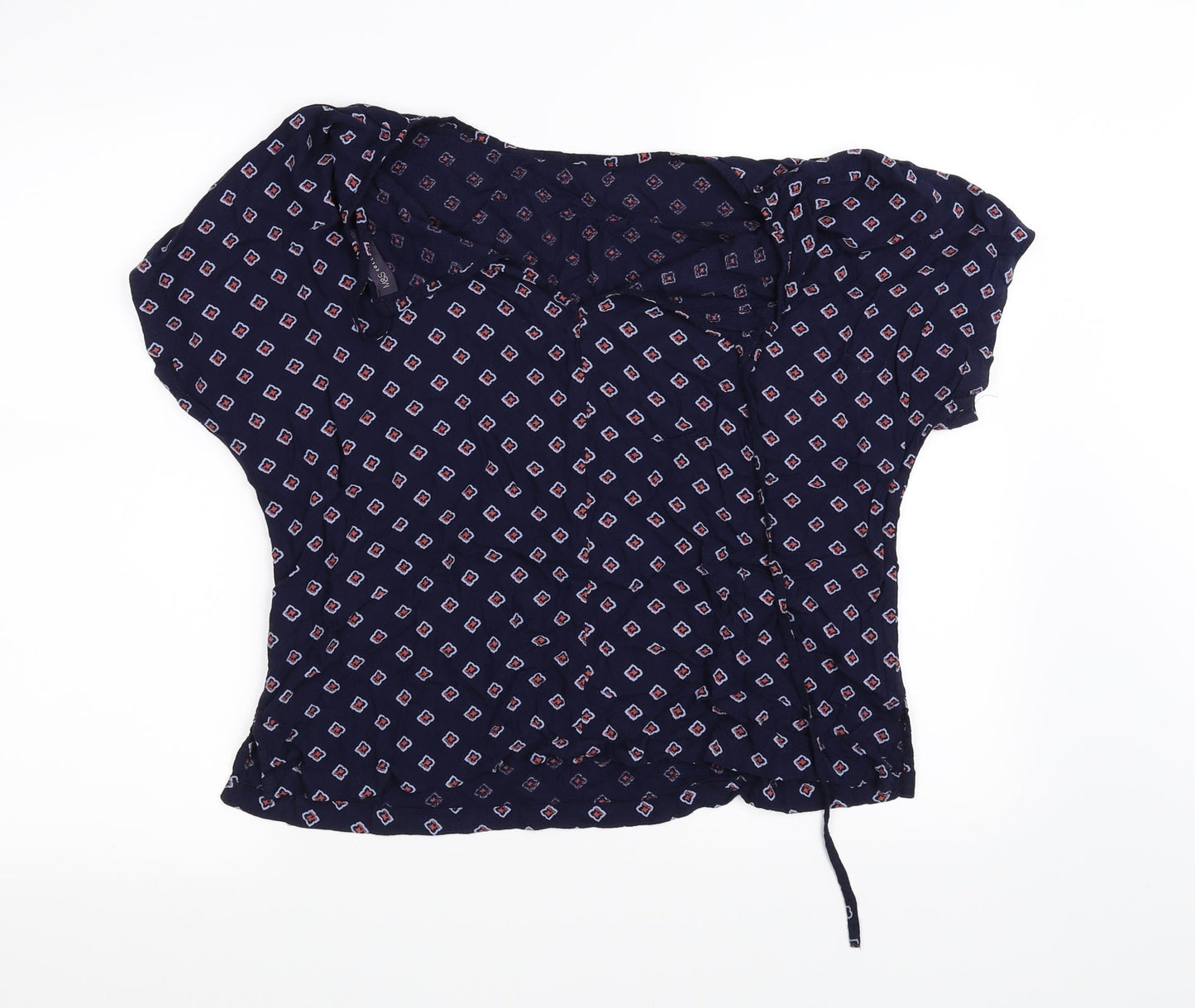 m&s Womens Blue   Basic Blouse Size 14