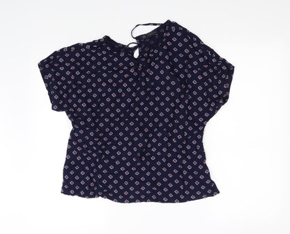 m&s Womens Blue   Basic Blouse Size 14