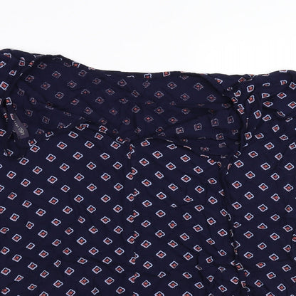 m&s Womens Blue   Basic Blouse Size 14