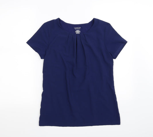 lands end Womens Blue   Basic T-Shirt Size S