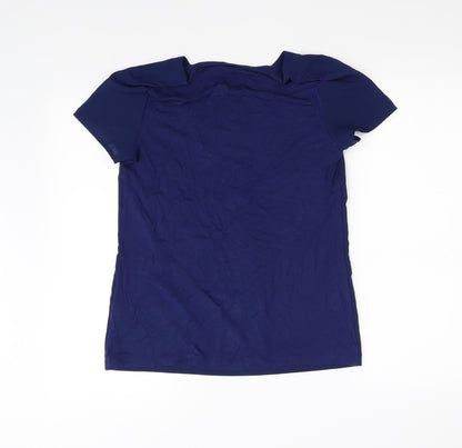 lands end Womens Blue   Basic T-Shirt Size S