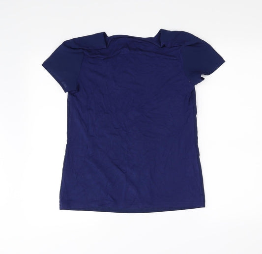 lands end Womens Blue   Basic T-Shirt Size S